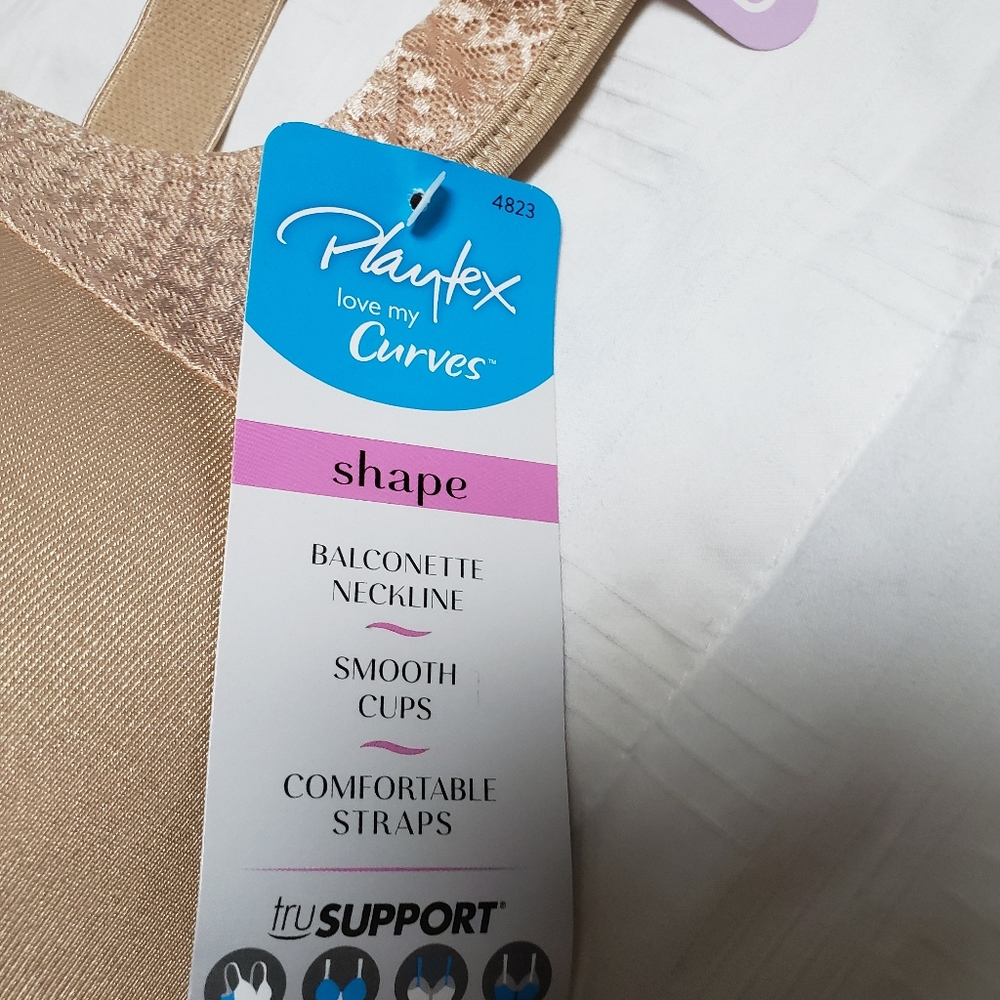 NWT PLAYTEX LOVE MY CURVES BRA SIZE 44D